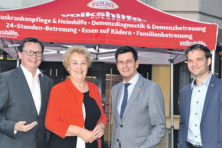 Die Volkshilfe Burgenland feierte ihr 70-Jahr-Jubiläum und LR Verena Dunst feierte mit 15 Jahren ehrenamtliche Präsidentschaft mit. 