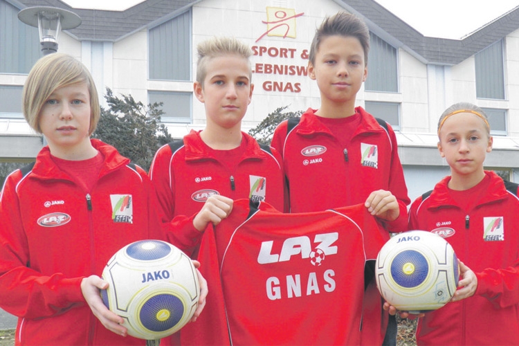 Fußballtalente der Region werden weiterhin im LAZ Gnas ausgebildet.