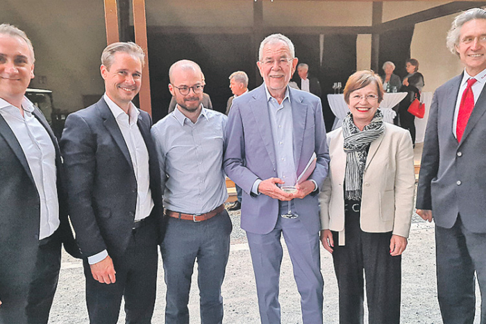 Auch Bundespräsident Alexander Van der Bellen und seine Gattin Doris Schmidauer konnten als Gäste des KLANGFrühlings begrüßt werden.