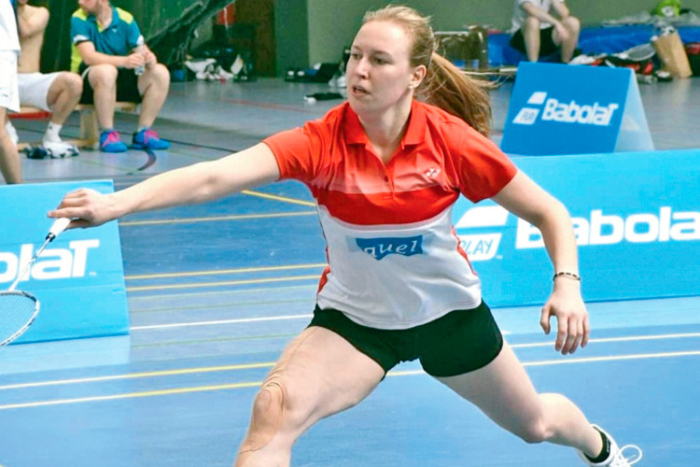 Marina Nöst holte beim Österreichischen Badminton-Elite-Turnier die Silbermedaille.