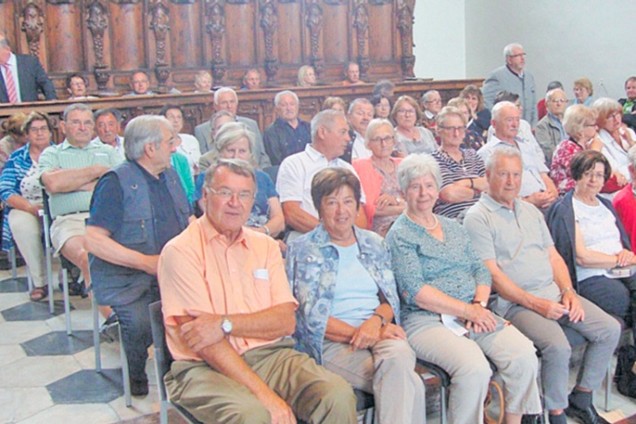 Die Teilnehmer aus dem Bezirk Oberwart in der Jesuitenkirche.