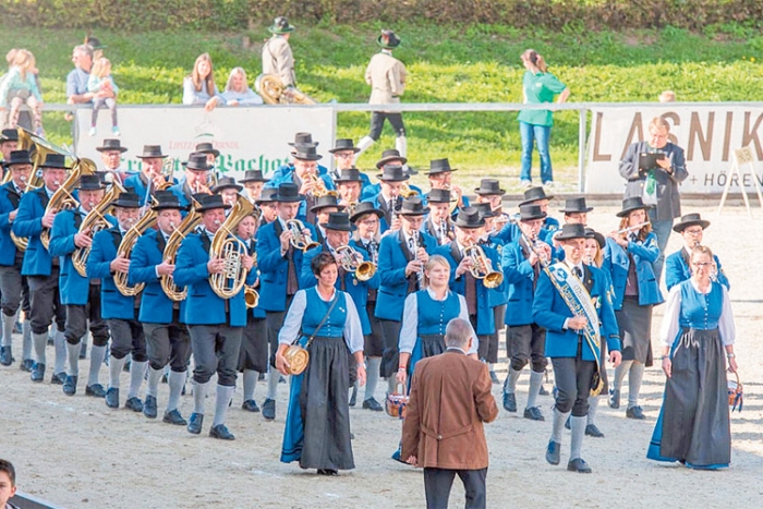 Der Musikverein Bairisch Kölldorf überzeugte mit einer großartigen Marsch-Darbietung!