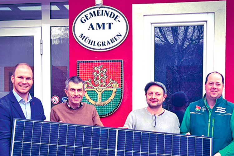Gemeinde Mühlgraben errichtet eine weitere Photovoltaiknlage