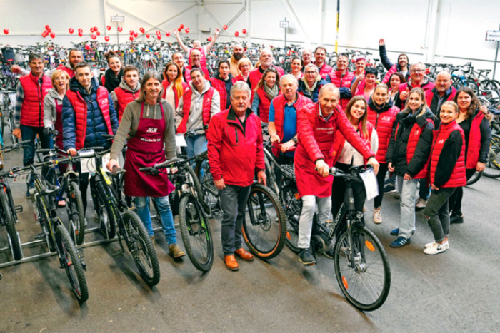 In den Asphalthallen in Feldbach standen über 600 Bikes zum Verkauf.