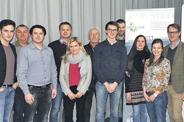Workshop-Teilnehmer „Beteiligung &amp; Aktivierung von Jugendlichen“ aus dem Bezirk Hartberg-Fürstenfeld. 