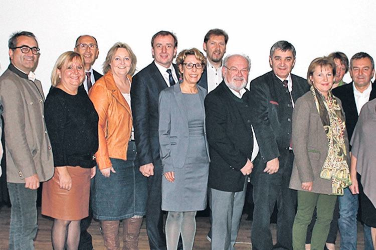 Die Mitglieder des Regionalentwicklungsvereines „südburgenland plus” bei der Generalversammlung.