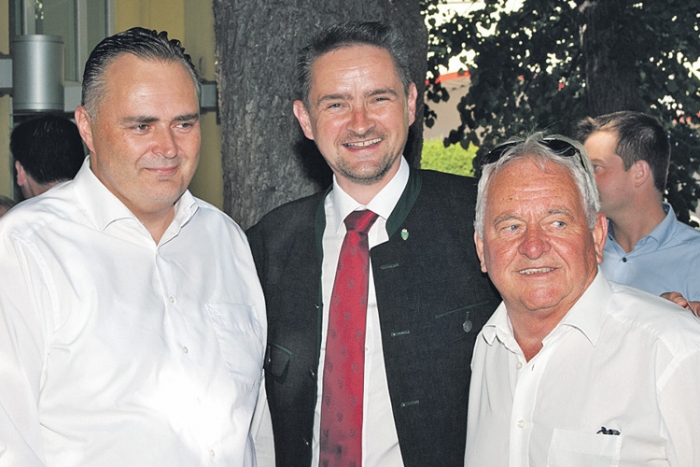BM Doskozil mit BR Martin Weber und SPÖ Urgestein Leo Josefus.