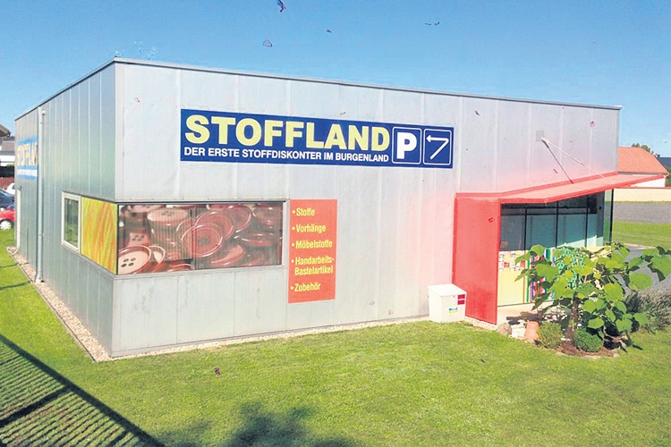 Die Firma Stoffland in der Grazerstraße in Oberwart ist der erste und einzige Stoffdiskonter im Burgenland und bietet eine große Auswahl.