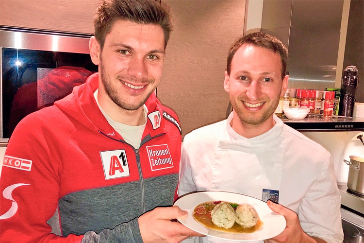 ÖSV-Chefkoch Martin Maierhofer bringt Skistars wie Michael Matt mit seiner Küche wieder auf die Beine.