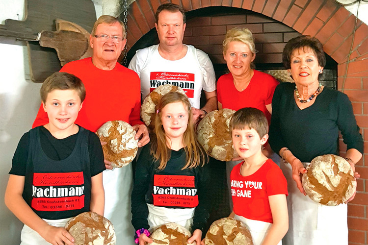 Die Wachmanns, eine Bäckerfamilie aus Großsteinbach. 