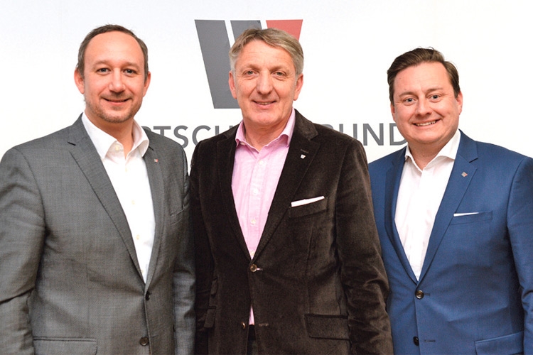 (v.l.:) Jochen Pack, Präsident Ing. Josef Herk, Mag. Kurt Egger.