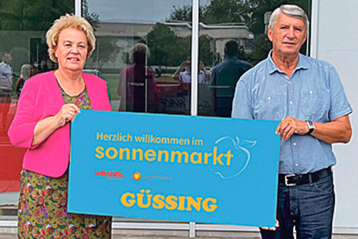 Präsidentin Verena Dunst und Bürgermeister Vinzenz Knor.