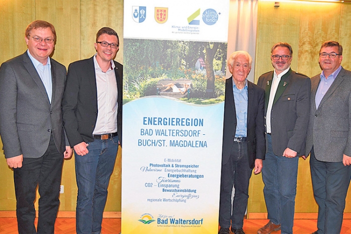Die Vertreter von Bad Waltersdorf und Buch/St. Magdalena sowie der Thermalverwertungsgesellschaft arbeiten zusammen. 