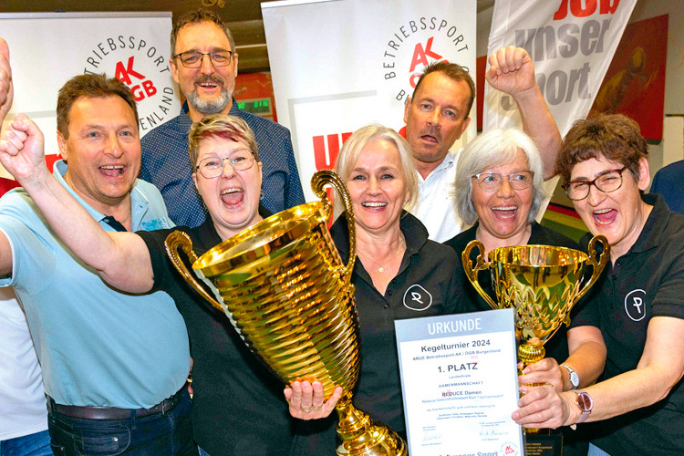 Das Team „REDUCE Damen“ aus dem Bezirk Oberwart holte den Landesmeistertitel.