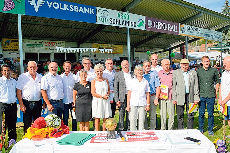 Der ASKÖ Schlaining feierte mit vielen Ehrengästen sein Jubiläum.