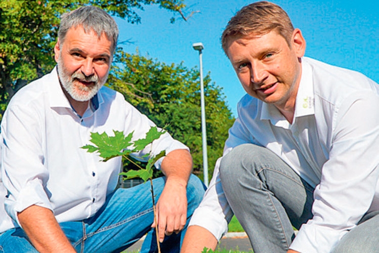 Markus Tuider und Michael Oberfeichtner starten Klimaoffensive.