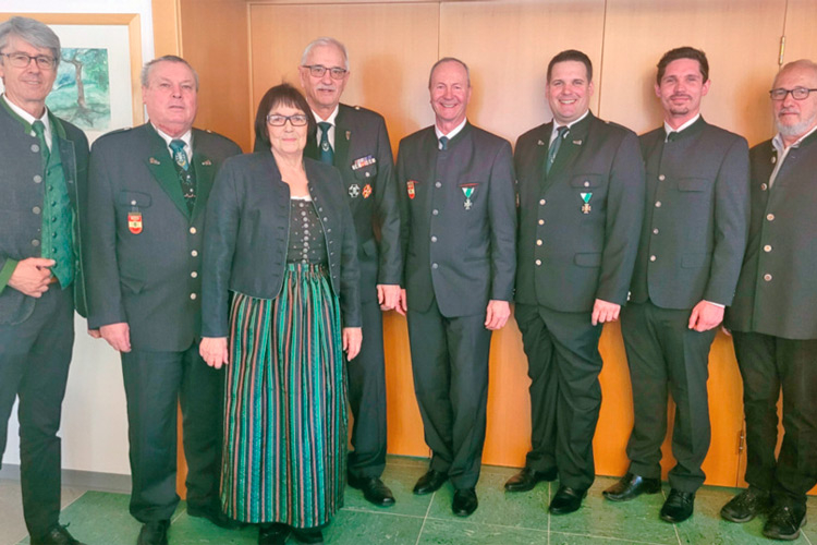 Der Vorstand des ÖKB Mettersdorf am Saßbach.