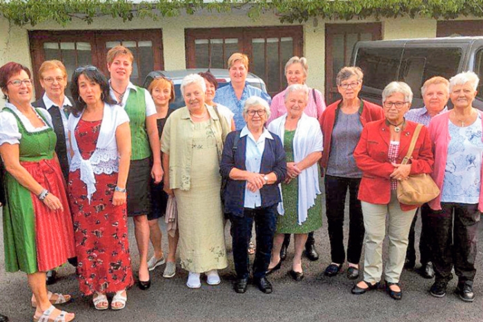 Auch 15 Frauen waren beim Ausflug mit dabei in Osttirol.