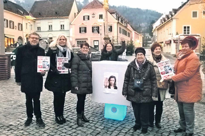 Die SPÖ Frauen Oststeiermark machten sich stark bei der Aktion. 