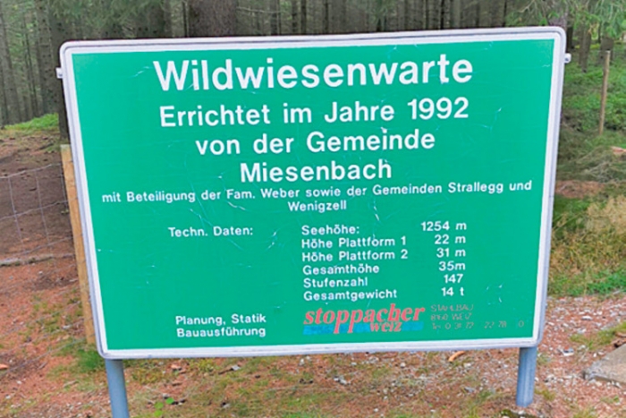 Die Wildwiesenwarte war u.a. Ausflugsziel des Pensionistenverbandes.