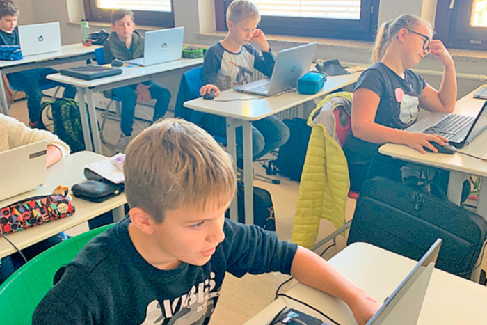 Schüler konnten ihre Computerkenntnisse mit ihrer Kreativität ideal kombinieren. 