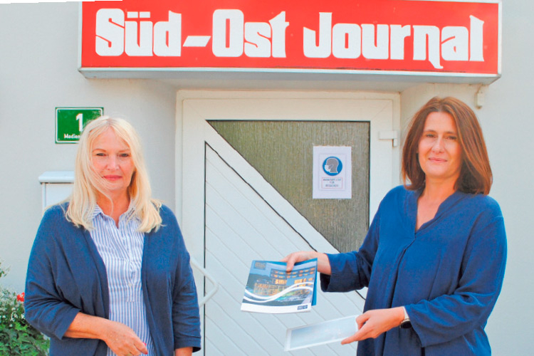 (v.l.:) SOJ-GF Ulrike Krois mit der Gewinnerin Patricia Zaruba. 