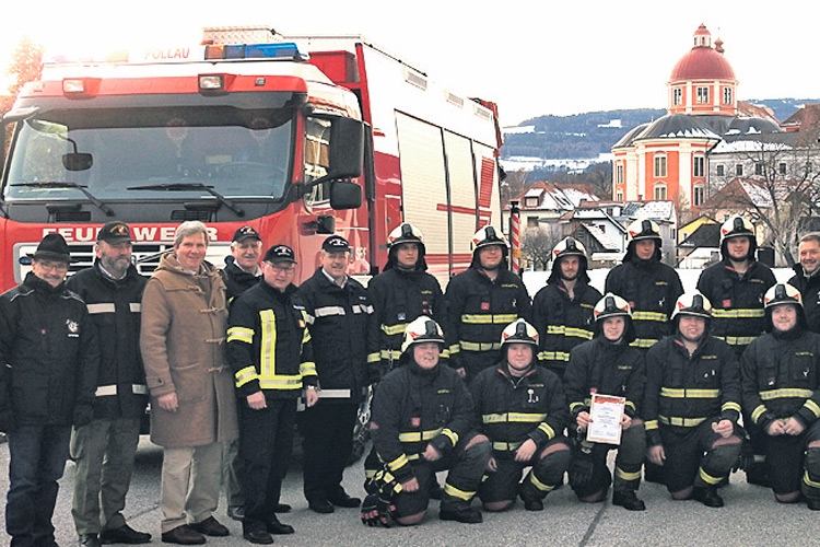 Die Feuerwehr Pöllau vergoldete ihre Leistungen